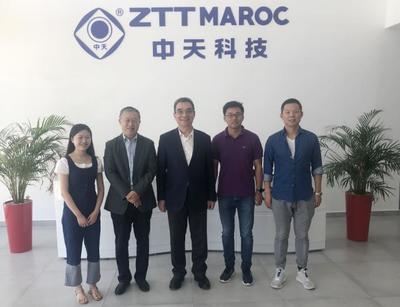 全國政協常委林毅夫視察中天摩洛哥工廠，擘畫中非通信建設合作新藍圖